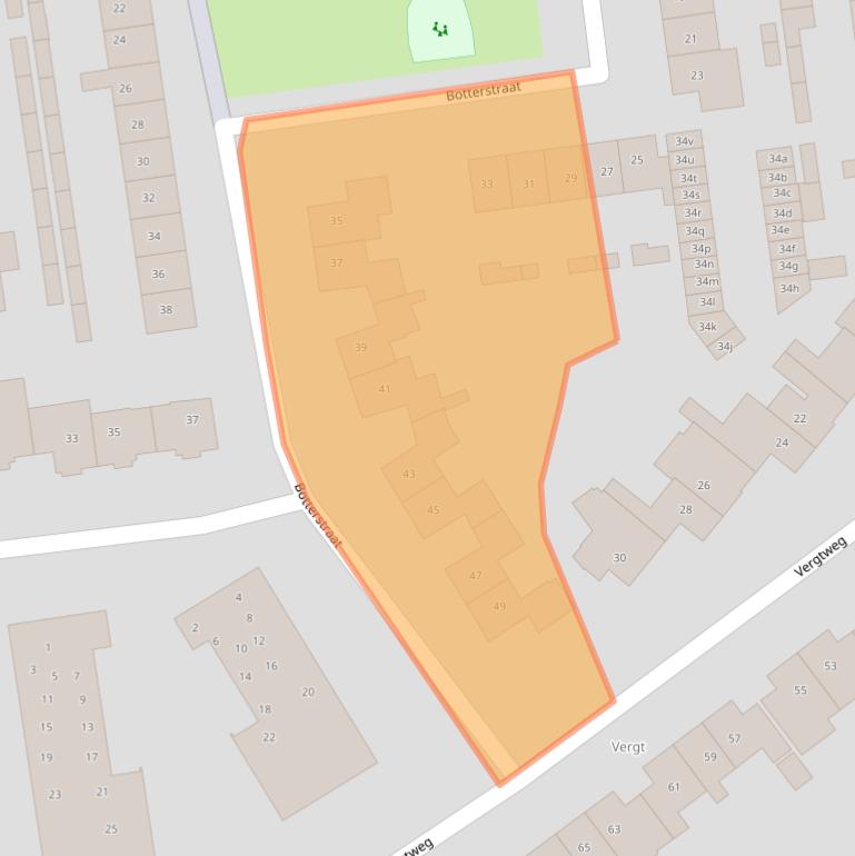 Kaart van postcodegebied 5301TV.