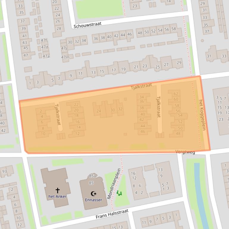 Kaart van postcodegebied 5301VW.