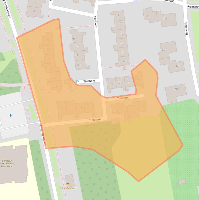 Kaart van postcodegebied 5301VX.