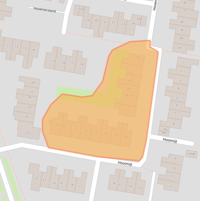 Kaart van postcodegebied 5301VZ.