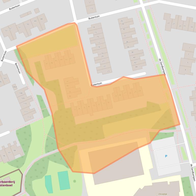 Kaart van postcodegebied 5301WC.