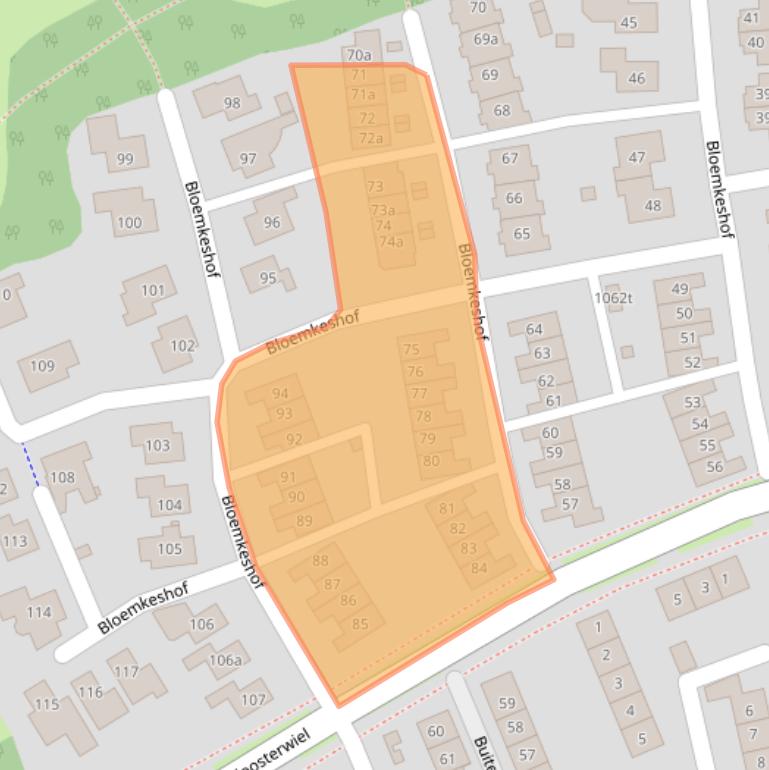 Kaart van postcodegebied 5301WS.