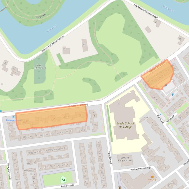 Kaart van postcodegebied 5301XE.