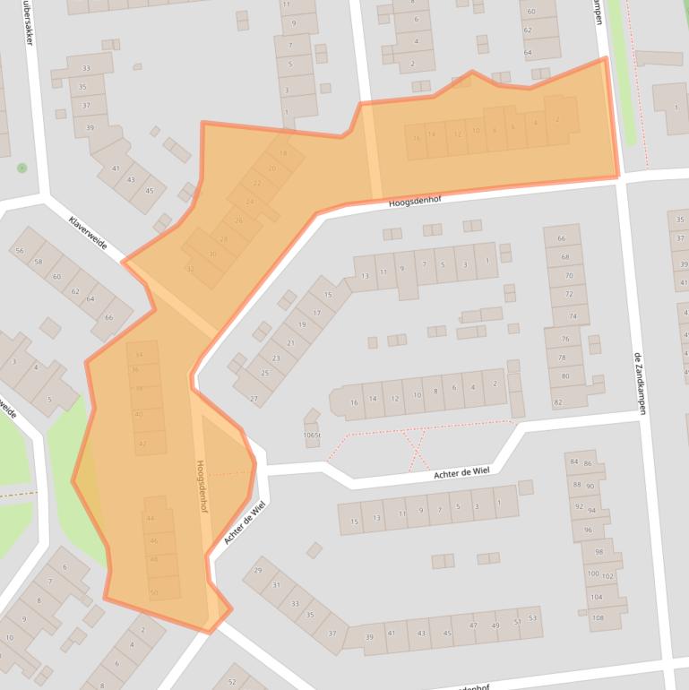 Kaart van postcodegebied 5301ZB.