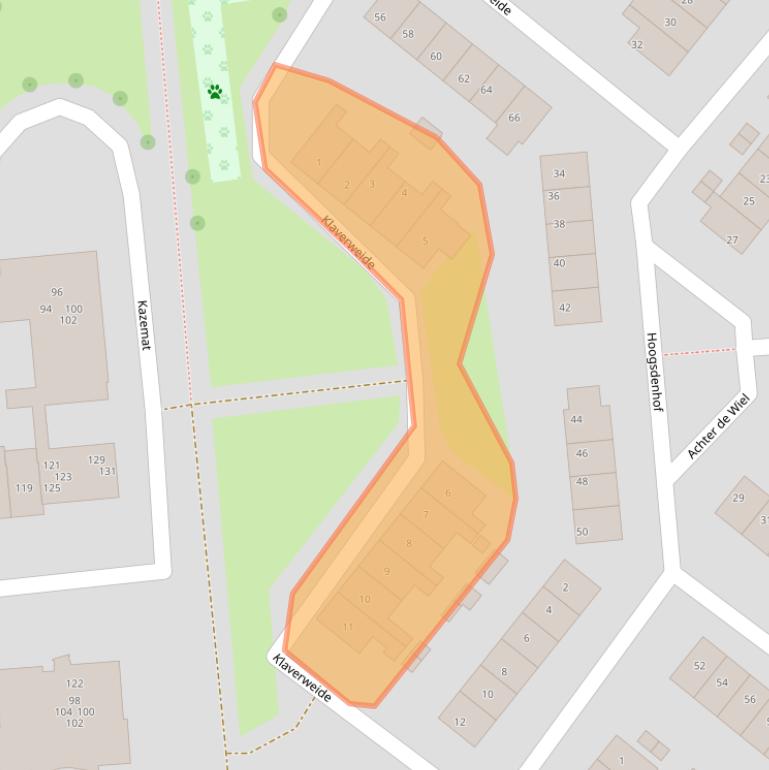 Kaart van postcodegebied 5301ZE.