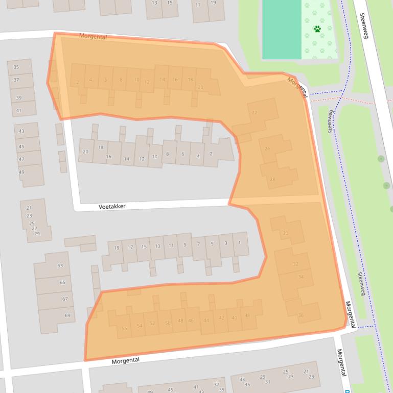 Kaart van postcodegebied 5301ZP.