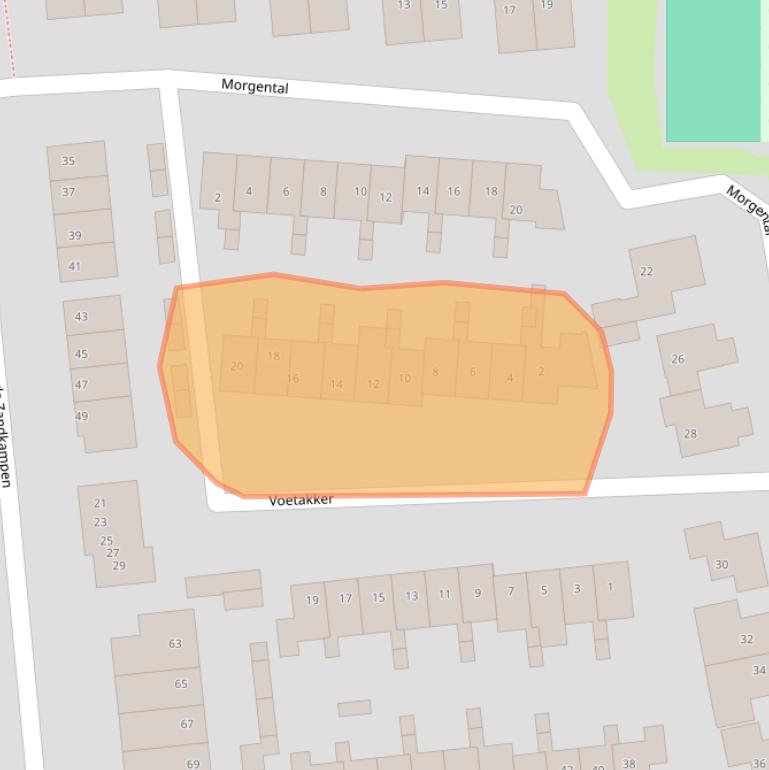 Kaart van postcodegebied 5301ZT.