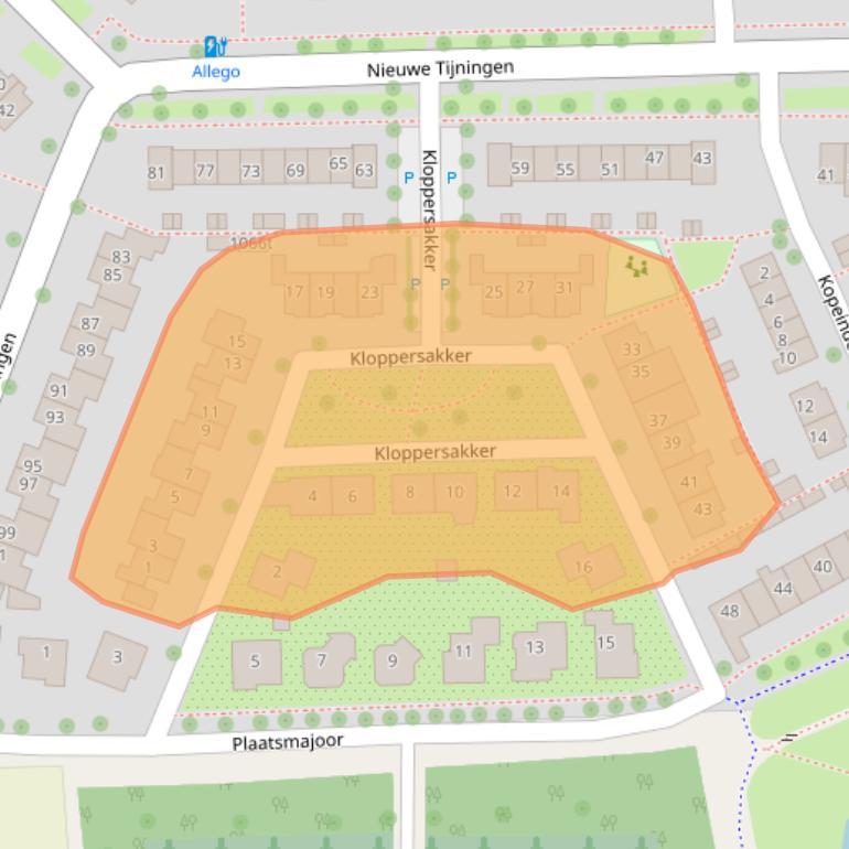 Kaart van postcodegebied 5301ZV.