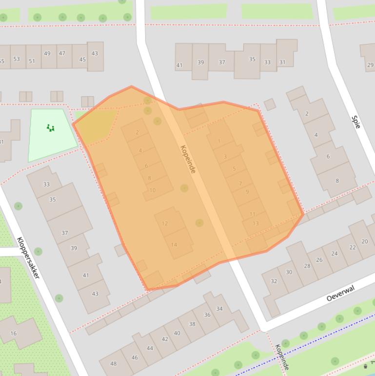 Kaart van postcodegebied 5301ZW.