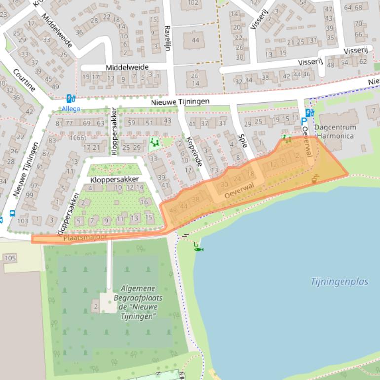 Kaart van postcodegebied 5301ZX.