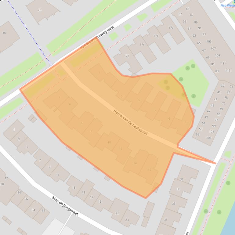 Kaart van postcodegebied 5302VA.