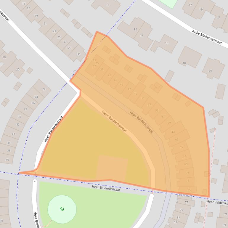 Kaart van postcodegebied 5302XE.