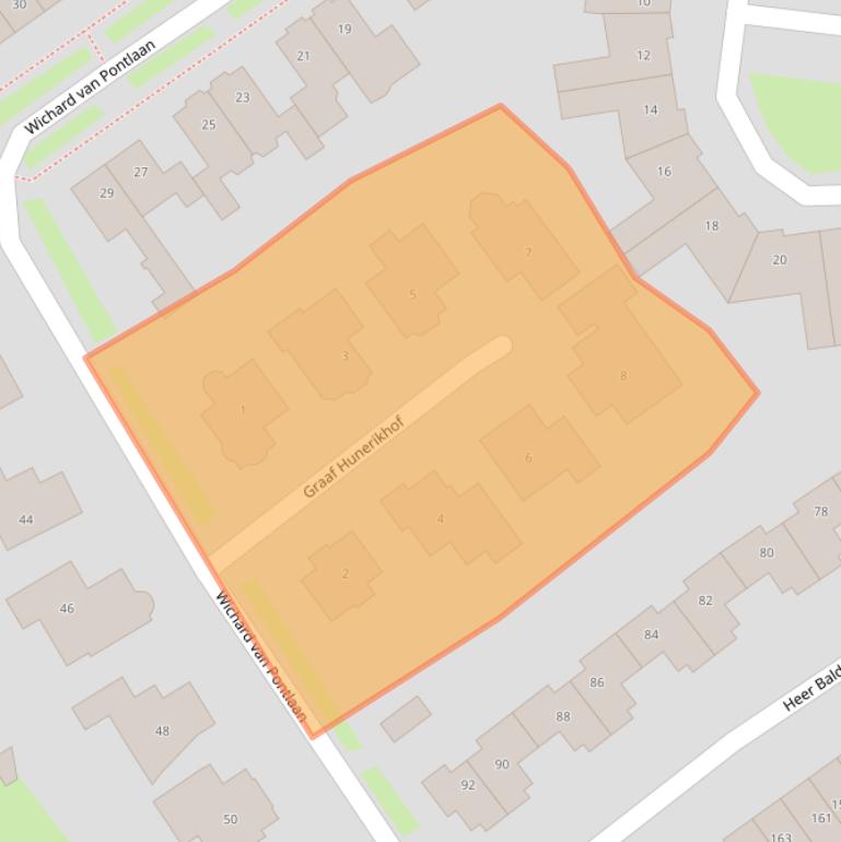 Kaart van postcodegebied 5302XN.