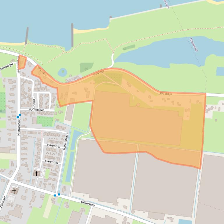 Kaart van postcodegebied 5305CB.