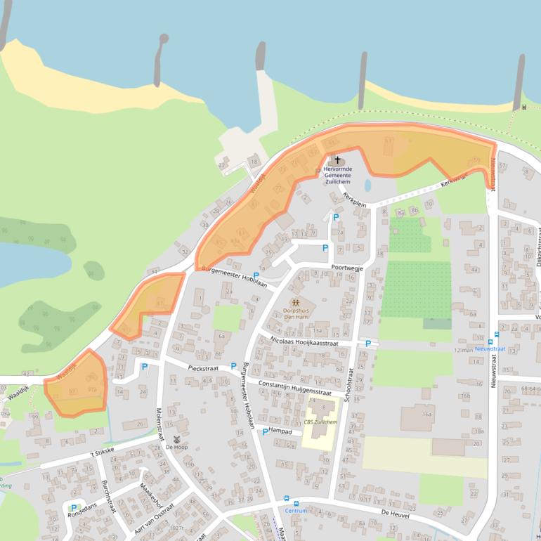 Kaart van postcodegebied 5305CC.