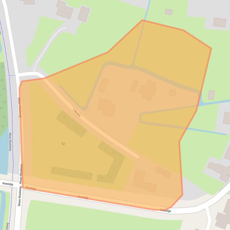 Kaart van postcodegebied 5305CM.