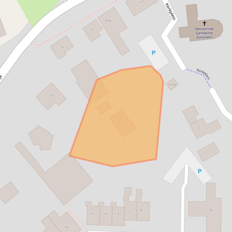 Kaart van postcodegebied 5305CN.