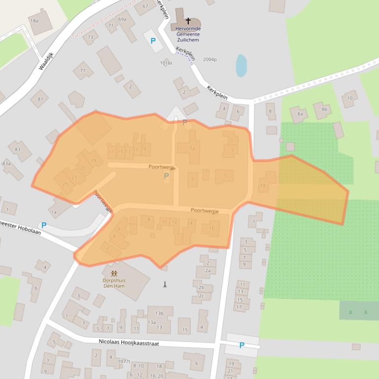 Kaart van postcodegebied 5305CS.