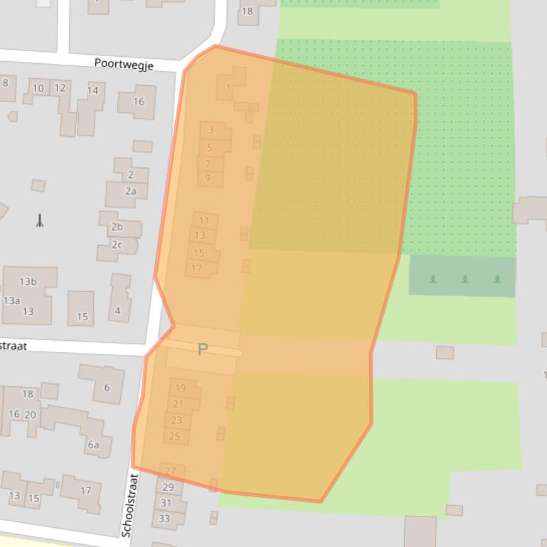 Kaart van postcodegebied 5305EB.