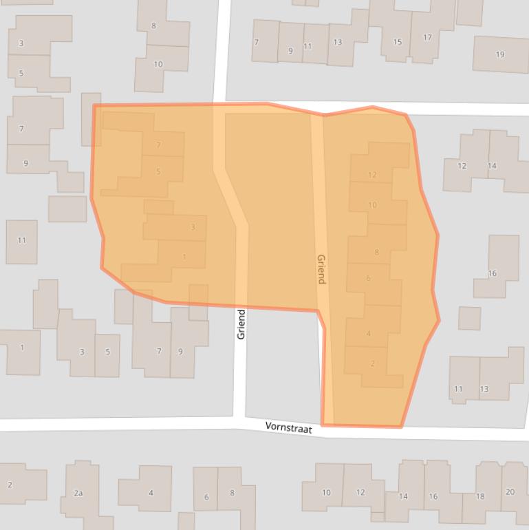 Kaart van postcodegebied 5305EG.