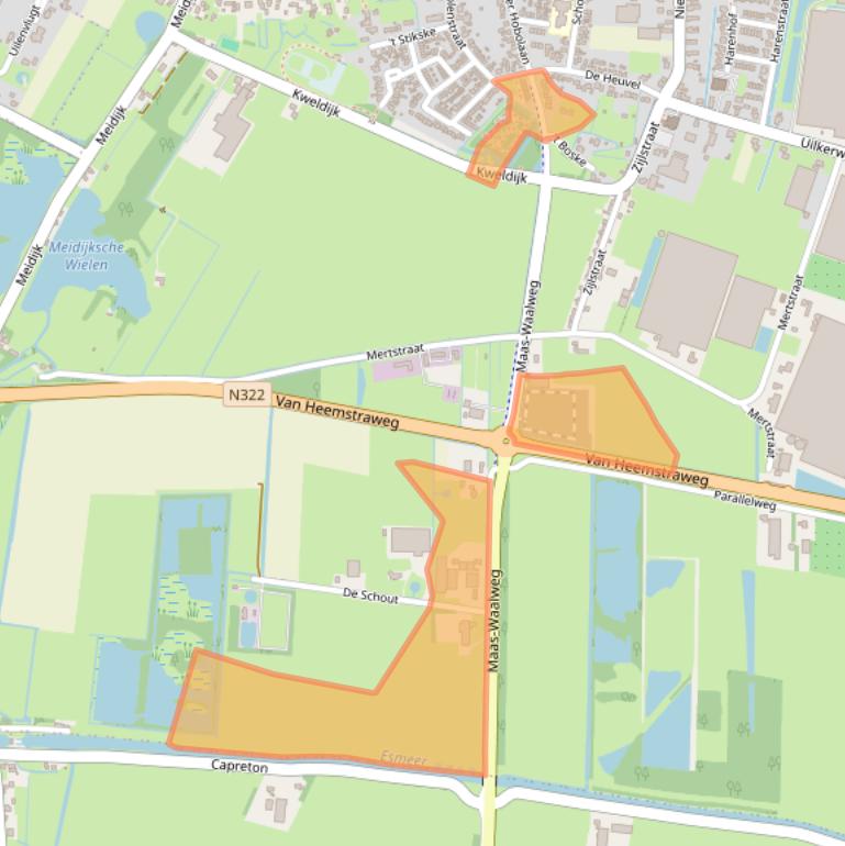 Kaart van postcodegebied 5305TC.