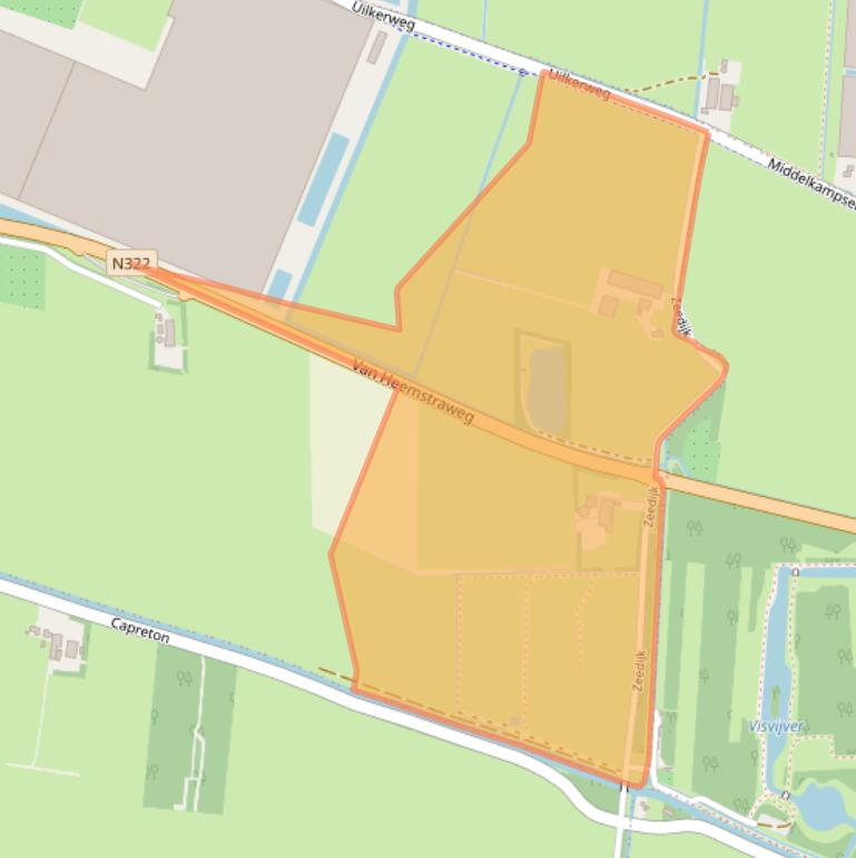 Kaart van postcodegebied 5305TG.