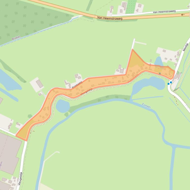 Kaart van postcodegebied 5305VE.