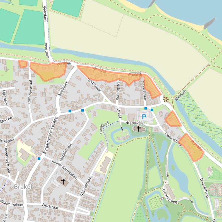 Kaart van postcodegebied 5306AA.