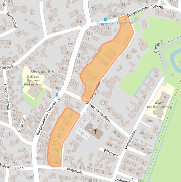 Kaart van postcodegebied 5306AX.