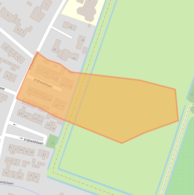 Kaart van postcodegebied 5306BM.