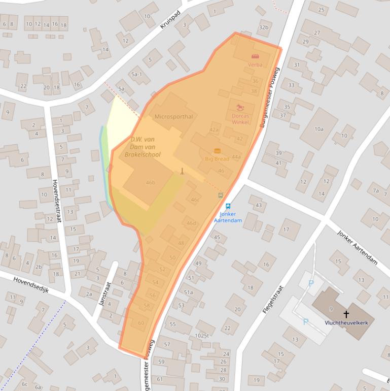 Kaart van postcodegebied 5306GE.
