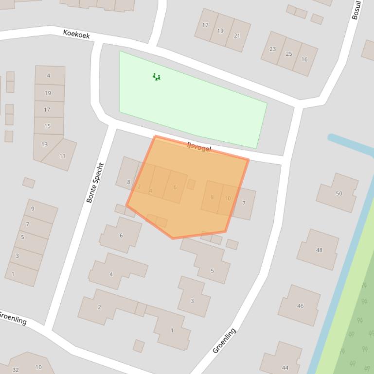 Kaart van postcodegebied 5306GW.