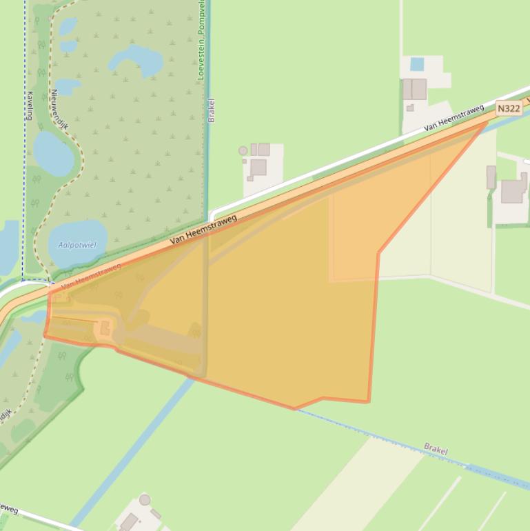 Kaart van postcodegebied 5306TB.