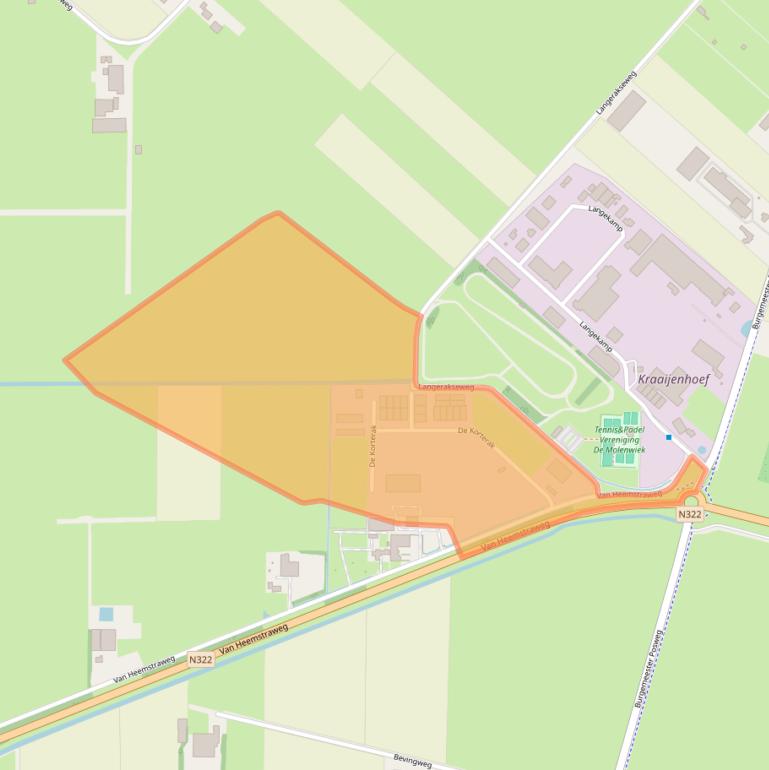 Kaart van postcodegebied 5306TD.