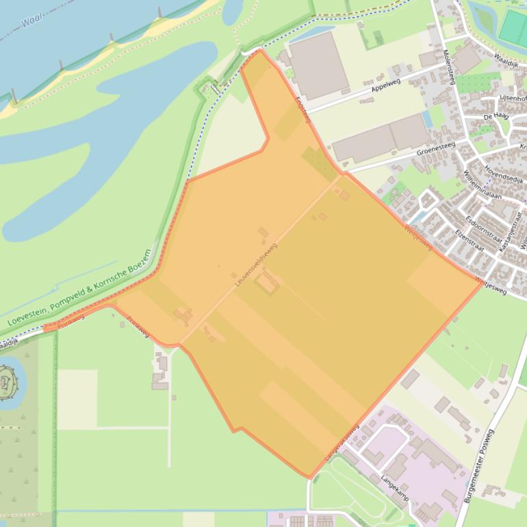 Kaart van postcodegebied 5306TK.