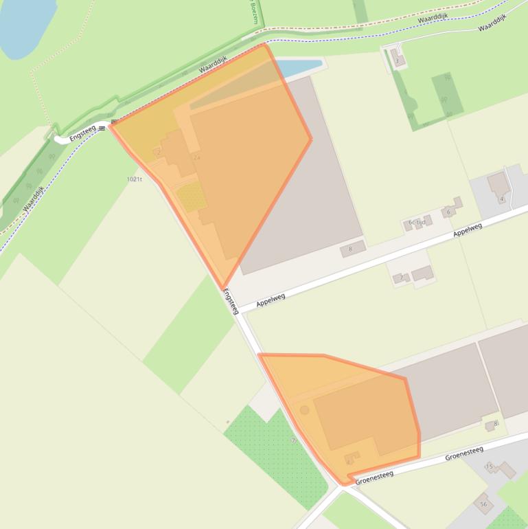 Kaart van postcodegebied 5306TM.