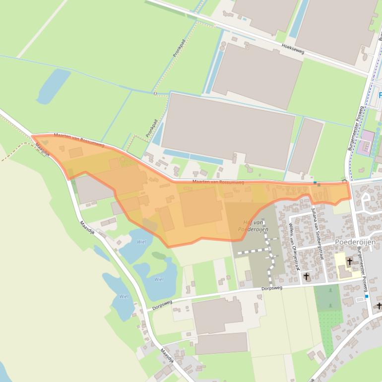 Kaart van postcodegebied 5307HC.