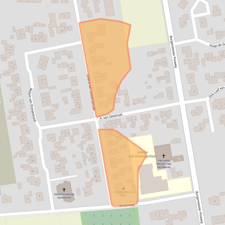 Kaart van postcodegebied 5307HH.