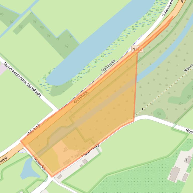 Kaart van postcodegebied 5307TK.