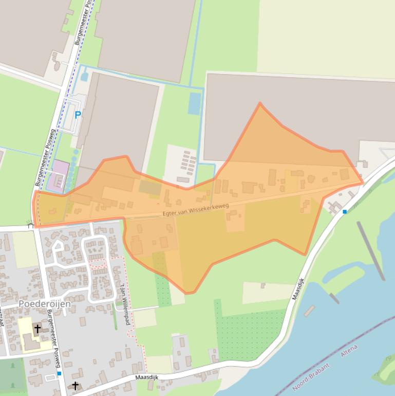 Kaart van postcodegebied 5307VA.