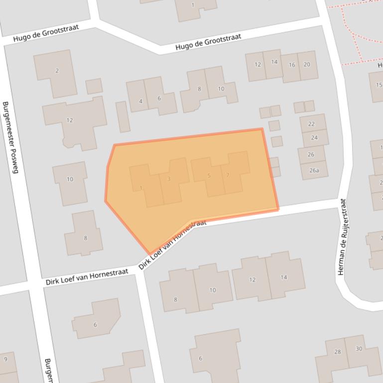 Kaart van postcodegebied 5307VJ.