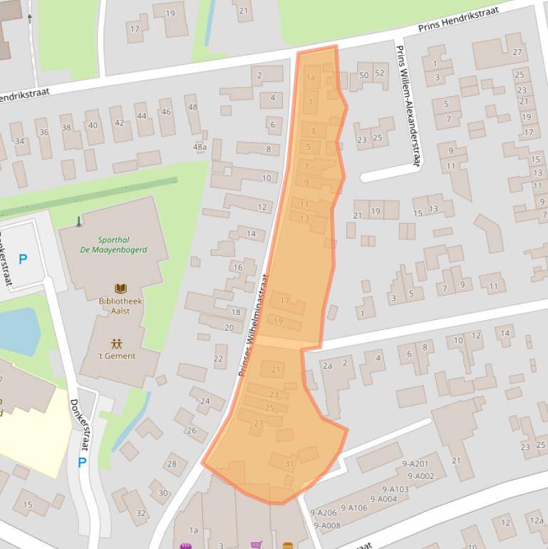 Kaart van postcodegebied 5308JN.