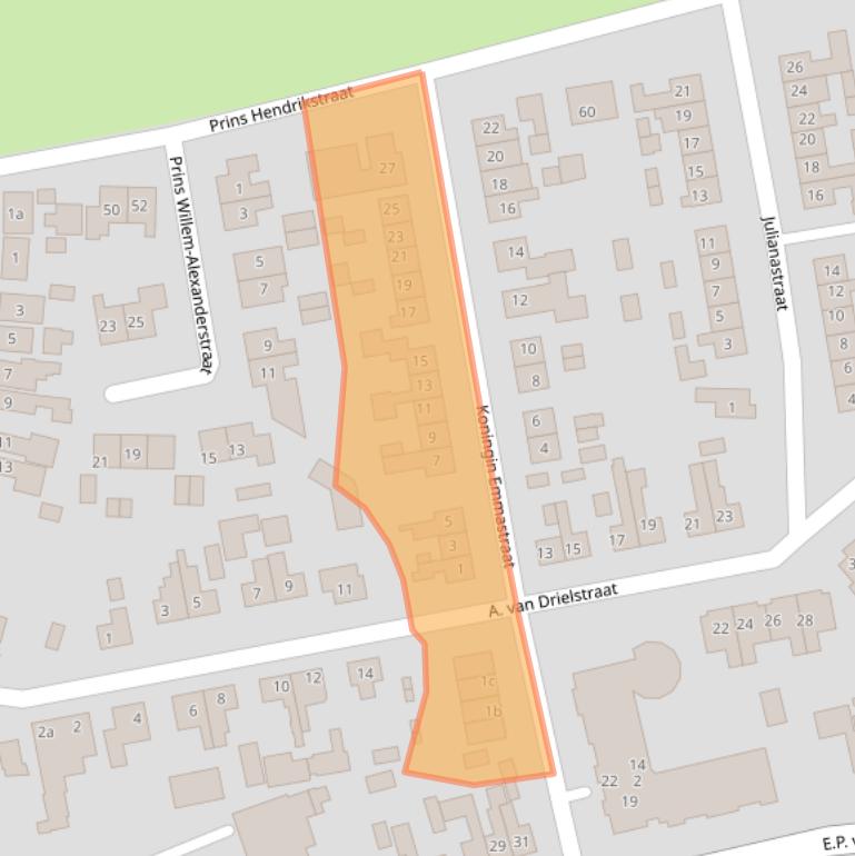 Kaart van postcodegebied 5308JR.