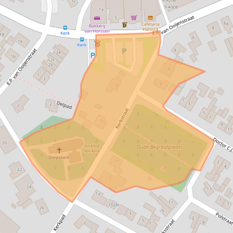 Kaart van postcodegebied 5308KH.