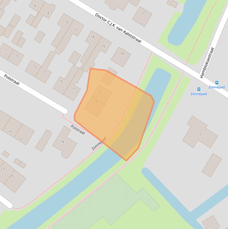 Kaart van postcodegebied 5308KM.