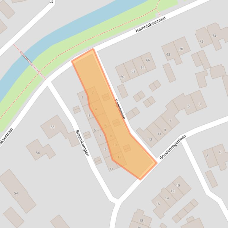 Kaart van postcodegebied 5308LA.