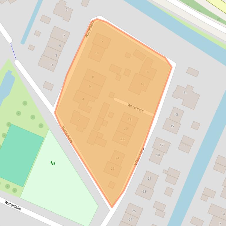 Kaart van postcodegebied 5308LM.