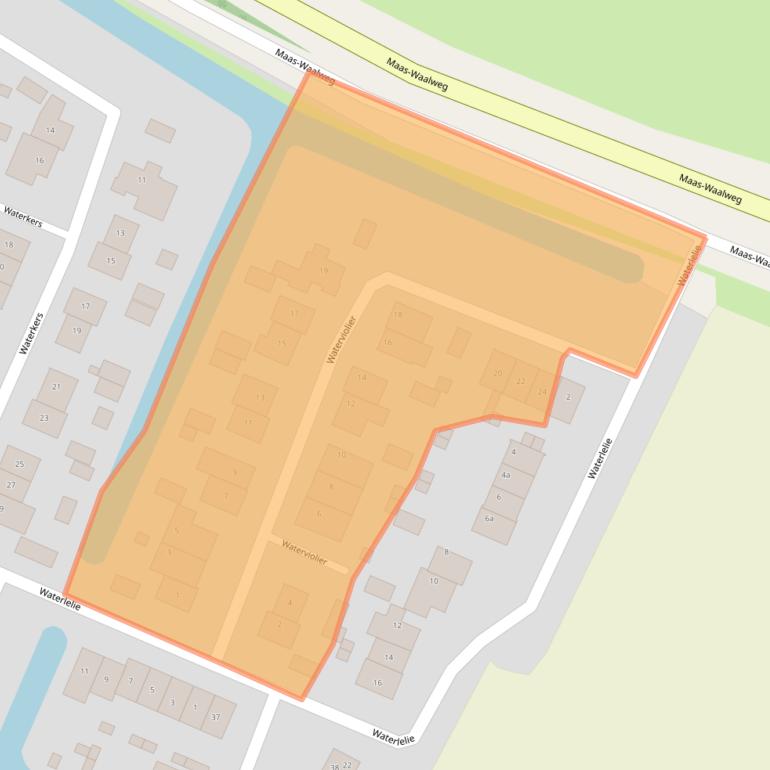 Kaart van postcodegebied 5308LR.