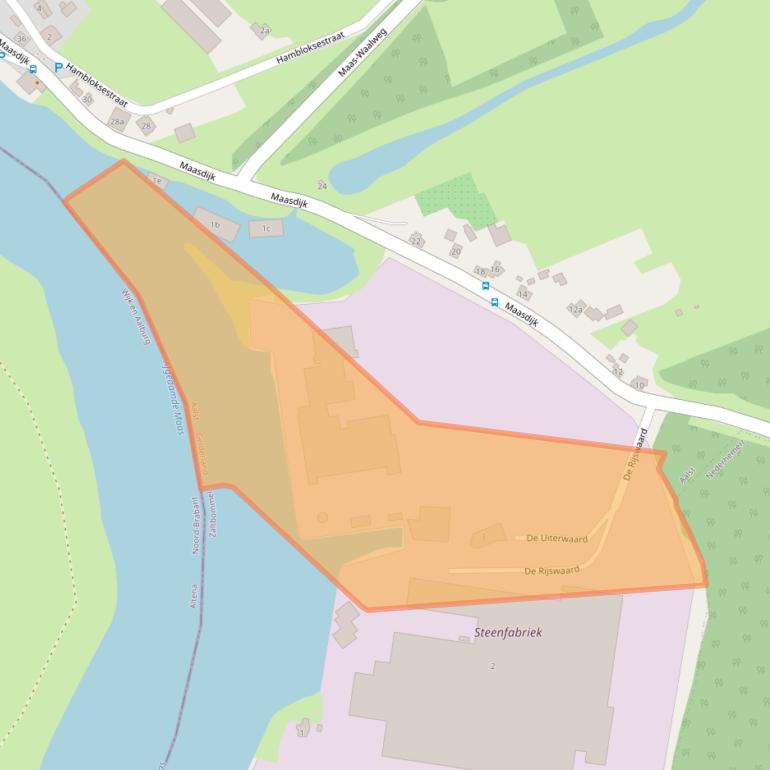 Kaart van postcodegebied 5308LT.