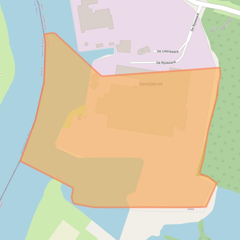 Kaart van postcodegebied 5308LV.